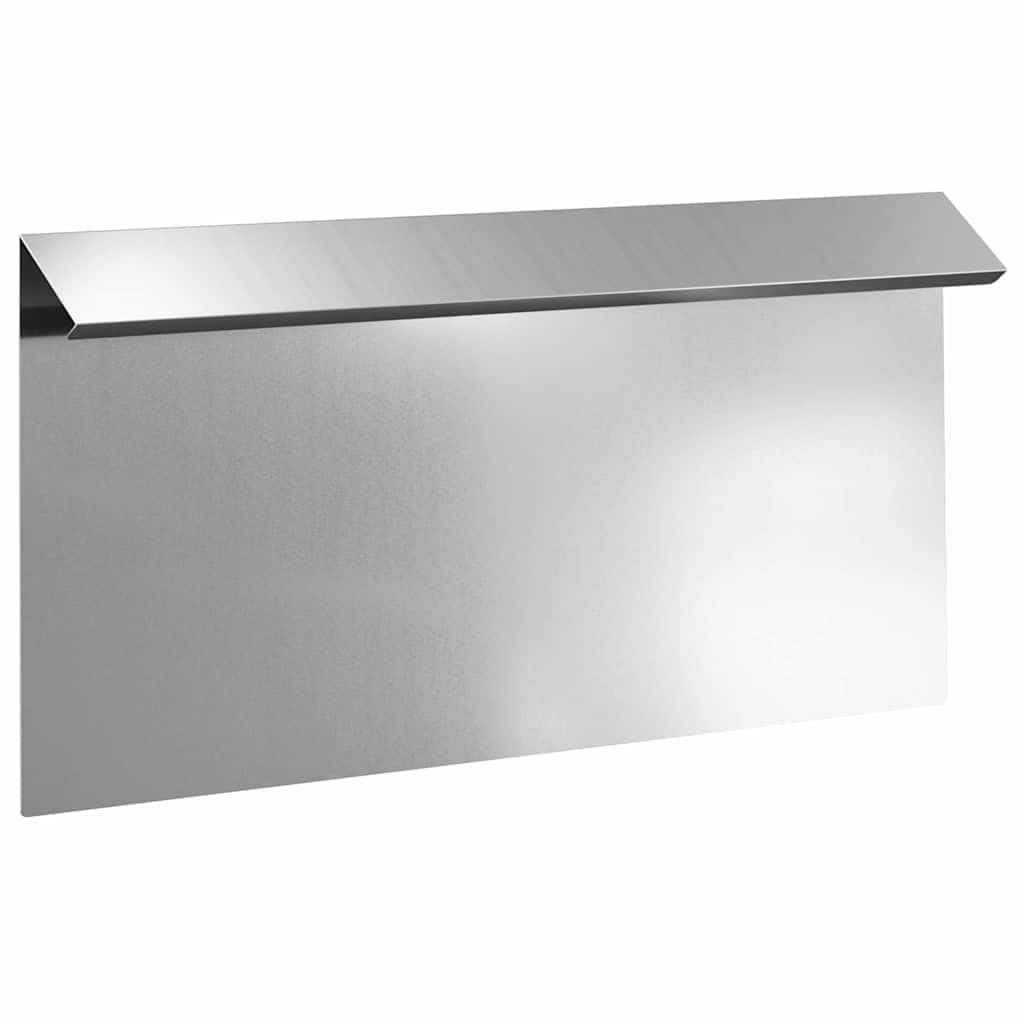 vidaXL Schneckenzaun 16 stk. 50 x 3,5 x 25 cm Verzinkter Stahl Silber