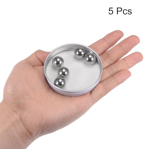 sourcing map 5 Stk. 15mm 440C Edelstahl Lagerkugeln G25 Präzision