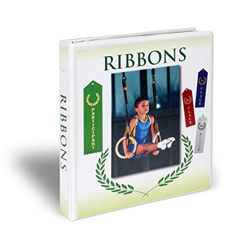 Mercurydean Track and Field Gift Award Ribbon Holder Binder Organizer Display Storage Track Present Ribbons Holder 15 Pages Sheets and More - Thumbnail 5