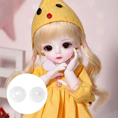 50Pcs Plastic Doll Joints, White Animal Joints, Toy Making Joints for Soft Teddy Bear Making DIY Crafts 30MM
