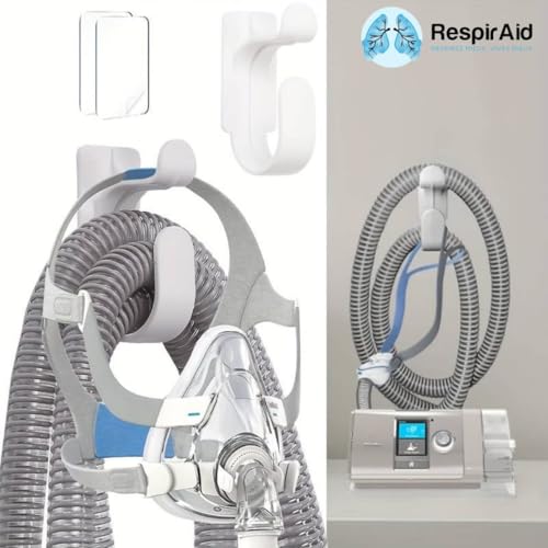 CPAP-Reinigungsset für ResMed, Löwenstein, Philips | Reinigungsbürste für Maske, Schlauch und Gerät | Zubehör zur Reinigung und Pflege bei Schlafapnoe, enthält Bürsten, Haken und Staubbeutel