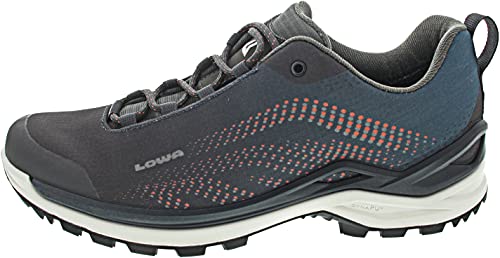 LOWA Damen Wanderschuhe Zirrox GTX Lo 320516 Steel Blue/Mandarin 41