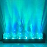 Wzdoosp Wave Wall Light, 30W Smart RGBW Water Ripple Projector for Wall Decor – WiFi/App/Voice Controlled LED Wave Light, Color Changing Dimmable Wall Wash Lamp with Music Sync, Timer, 16M Colors