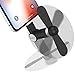 iUKUS Mini Phone Fan, [180 Rotating] Portable Mini Cooler Mobile Phone Fan Compatible with iPhone XS/XR/X/8/8+/7/7+/6, iPad, iPod (Black)