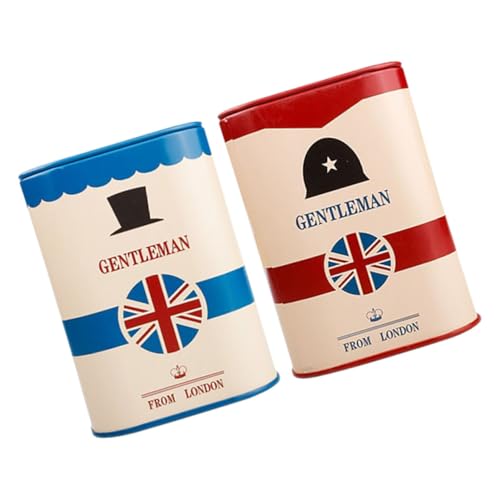 NIYANGLE Caja Metálica Para Desechar Cuchillas y Contenedor Para Objetos Punzantes, 2 Unidades Tapas Azul y Roja, Desmontable, Compacta, Para Peluqueros Profesionales y Salones De Belleza