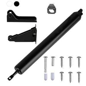 Storm Door Closer, 1 Set Screen Door Closer (Black)