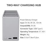 2 szt. Baterii i 1 szt. Zestaw koncentratora ładującego, kompatybilny z dronami DJI 3 i 4 Pro 3850 mAh 7,38 V Inteligentna ładowarka akumulatorów w locie