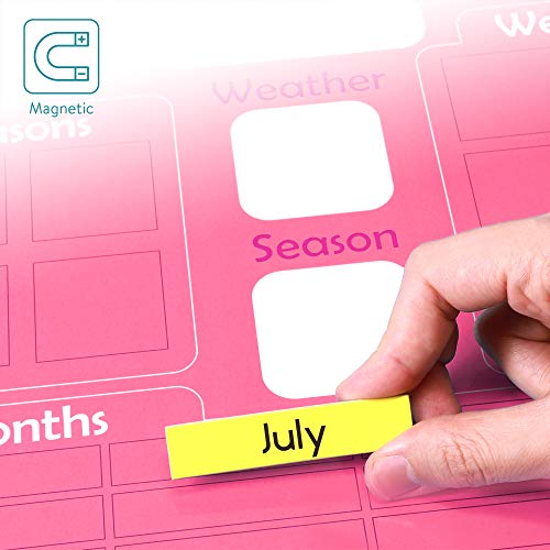 Navaris Magnetic Educational Calendar for Kids #TOP29