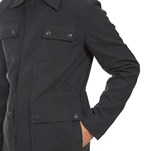Image of mens Set in Sleeve Zip Front Field Jacket