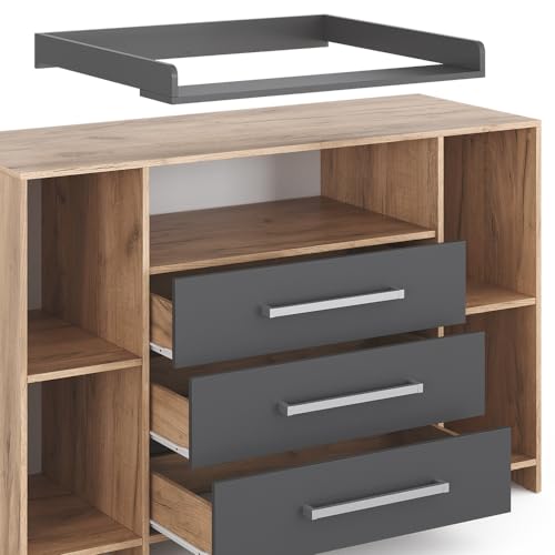 Vicco Commode à Langer Oskar, Anthracite/Sonoma, 143x100cm – vue 6