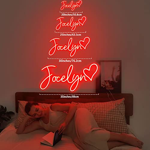 Custom Neon Signs For Wall Decor, Large Neon Name Sign Personalized Neon Sign For Bedroom Wedding Birthday Party, Led Neon Sign Customizable Wall Backdrop Kids Gift Dorm Beauty Bar Business Shop Light #TOP3