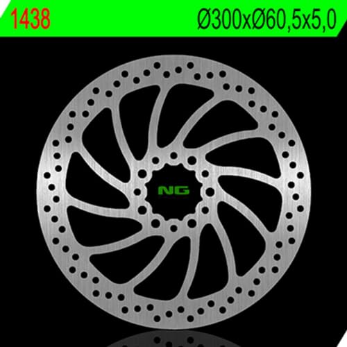 Disque de frein Ø300mm NG 1438 élimine vibrations usure épaisseur 5mm