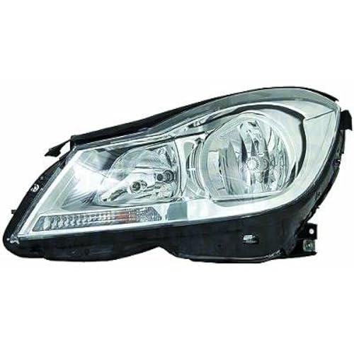 Faro delantero izquierdo H7 para Mercedes C-Klasse 2011-2014 halógeno 1