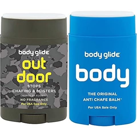 BodyGlide Outdoor Anti Chafe Balm (1.5oz) and Body Glide Original Anti Chafe Balm | No Chafing Stick Cover