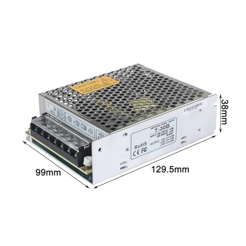 Alimentation T-30A 5V 12V -5V triple sortie AC-DC pour circuits - 4