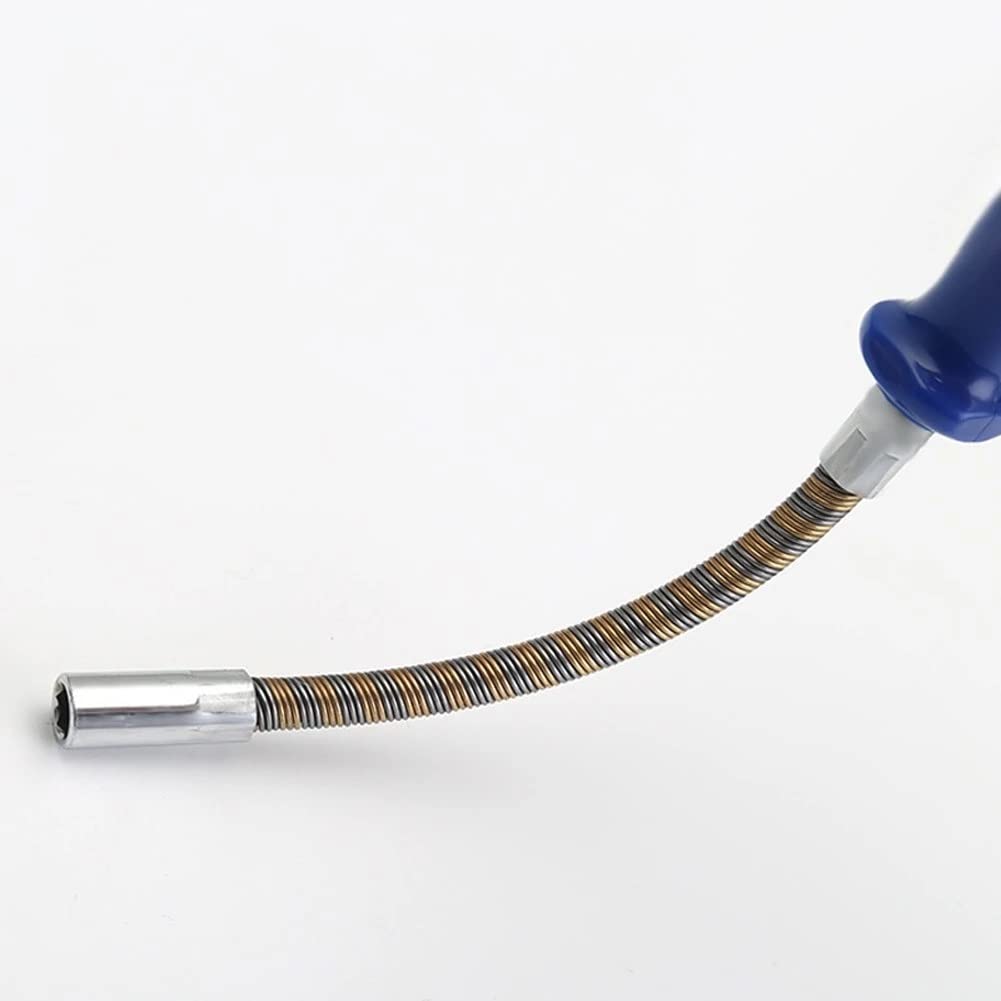 Flexibler Schraubendreher-Steckschlüssel-Schraubendreher Rutschfester Flexibler Schraubendreher Handwerkzeuge Multifunktional 7 mm (Color : A) (A)