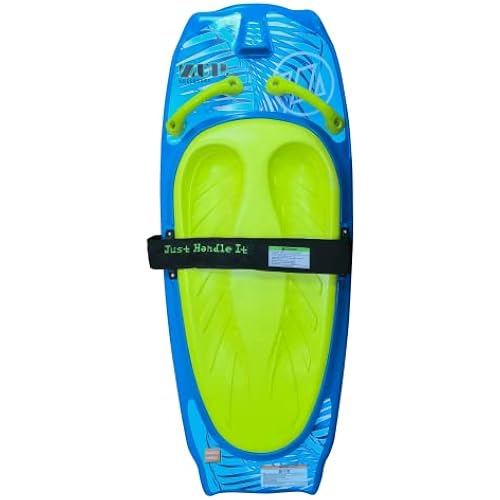 ZUP Kneeboard with Adjustable Padded Strap with Comfortable EVA Foam Pad, Ideal for Watersports and Knee Boarding, 50” x 20”
