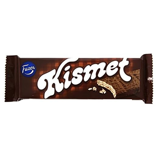 Kismet mjölkchokladkakor krispigt våffel- och nougatmjölk från Finland av Karl Fazer [Paket med 16]