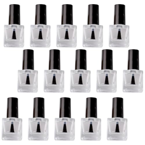 Flacons vides pour vernis à ongles 8ml BETOOKY lot en verre avec pinceau applicateur