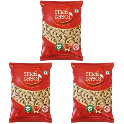 Image of MAI RASOI Cashew Godammbi Popular Kaju 500 Gram (Pack of 3)