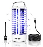 ZALEZ - Lampara Antimosquitos Interior y Exterior - Mata Mosquitos Electrico UV de 4200 V y 18 W - Anti Moscas y Todo Tipo de Insectos Voladores de Gran Alcance.