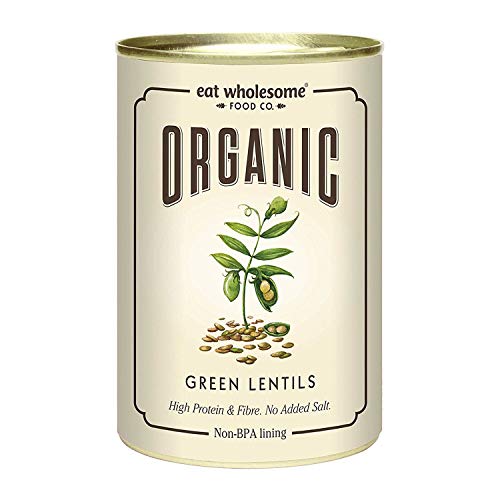 Eat Wholesome | Organic Green Lentils | 3 x 400g (UK)