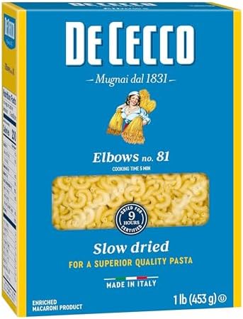 De Cecco Elbows No. 81 Pasta, 16 Oz