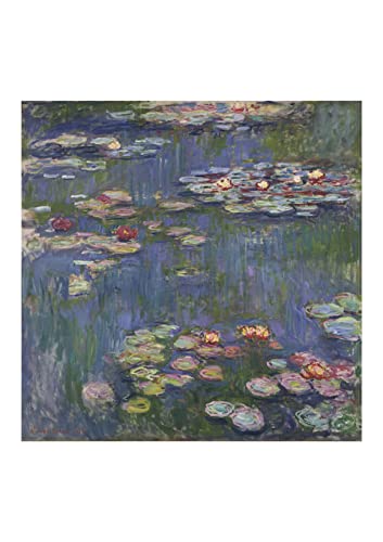 Nénuphars Violet Claude Monet | Grande Impression Jet d'Encre sans Cadre