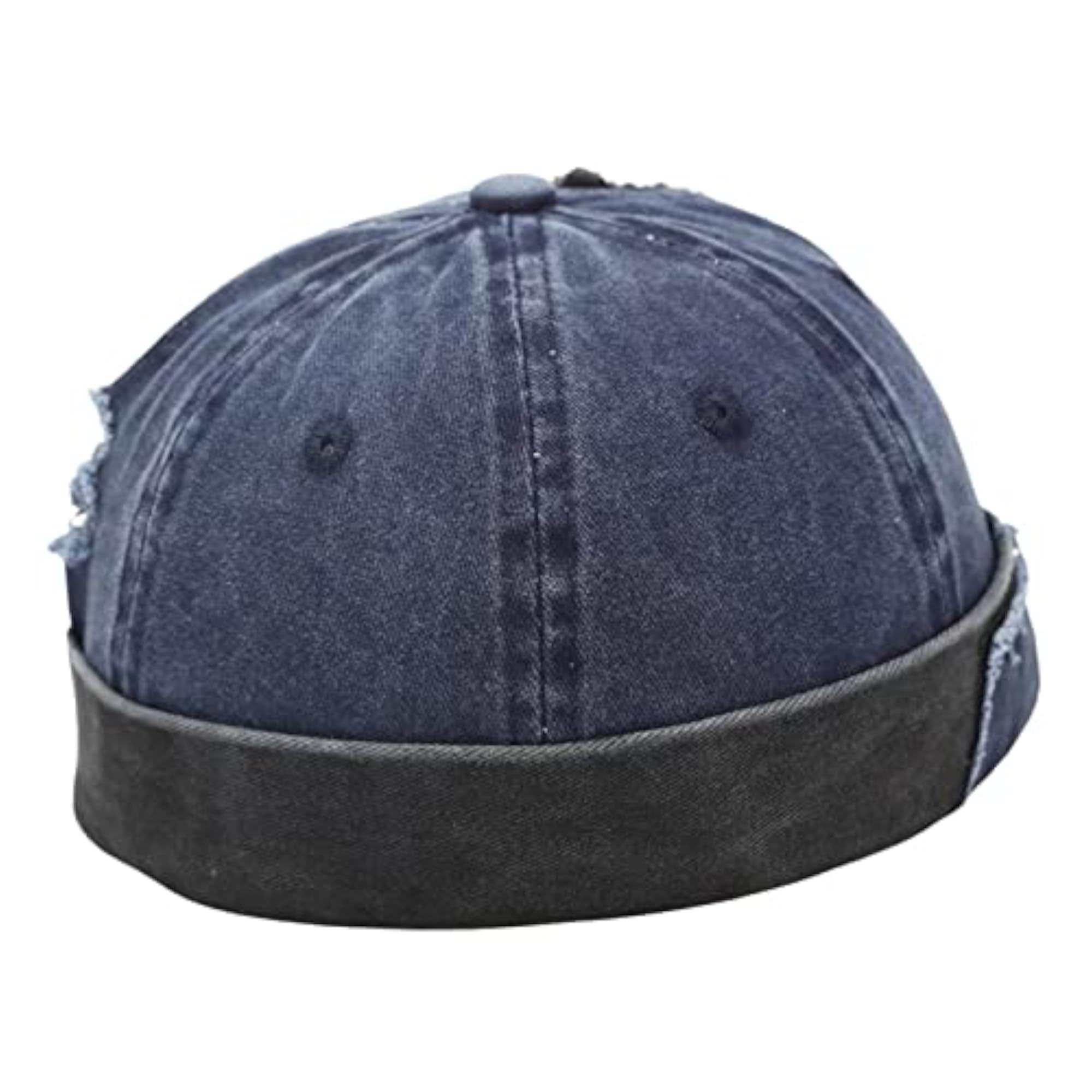 Beanie Hats Rolled Skull Caps, Stylish Retro Crimping