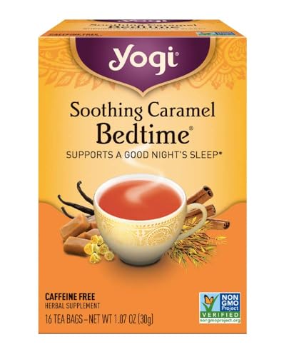 Yogi 心地よいキャラメル ベッドタイムティー（Amazon）