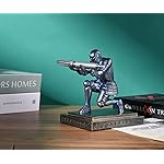 Knight Pen Holder Pen Stand Desk Organizers and Accessories Resin Pencil Holder as Gift with a Fancy Pen for Office and Home Desk Organizer (Blue) - Image 5
