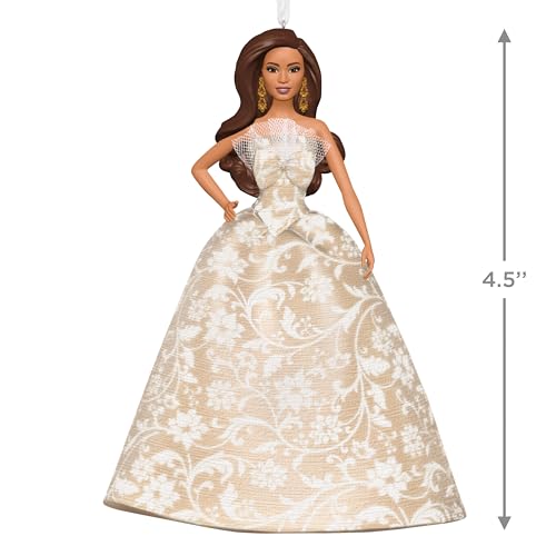 Figurine Barbie 2025 Noël : Déco Hallmark Latina - 5