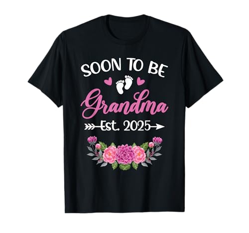 Pronto To Be Grandma Est 2025 Anuncio de embarazo Mujeres Camiseta