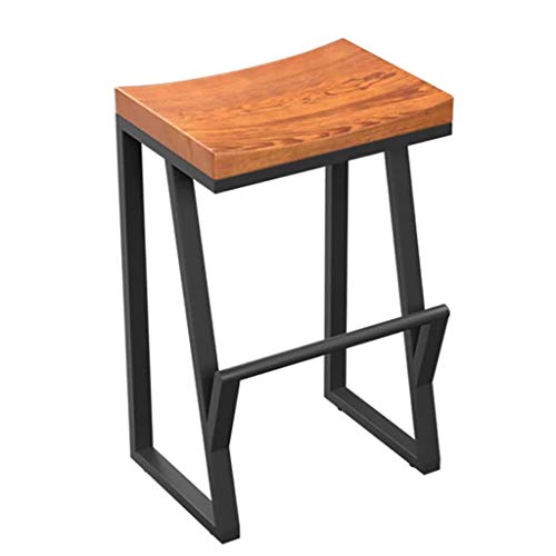 Tabouret de bar industriel sans dossier pour optimiser l'espace