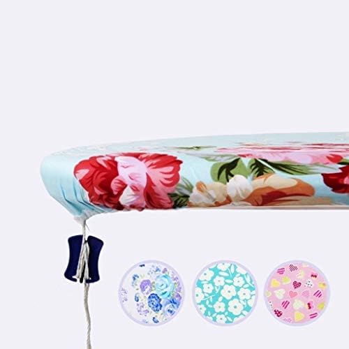 Adjustable Ironing Board 110x31x86CM with Skin-Friendly Printed Cotton Cover, Large Size for Laundry Room, 6 Color Options, Sturdy and Space-Saving Design