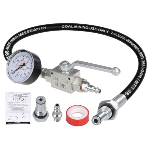 Talspity High Pressure Oil System IPR Air Test Tool Special Kit Compatible with Ford 6.0L & 7.3L Powerstroke Diesel Engines, Heavy-Duty Air Test Fitting for HPOP Leak Diagnosis