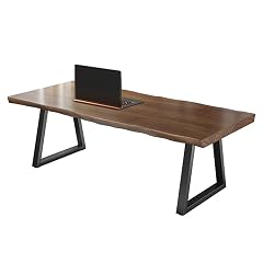 Solid Wood Home Office Table Computer Desk 120-280CM Wide Modern Office Furniture Writing Table Workstation Conference Table Size