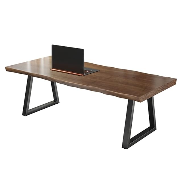 Solid Wood Home Office Table Computer Desk 120-280CM Wide Modern Office Furniture Writing Table Workstation Conference Table Size