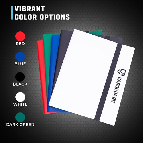 CardGuard Trading Card Binder Pro-Folio – 9 Pocket Binder - Side-Loading Album, Durable & Acid-Free Storage for Pokémon, YuGiOh, MTG, TCG, Game & Sports Cards, Dark Green