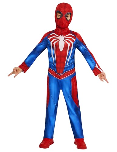 Rubies Oficjalny kostium Disney Spiderman Gamerverse dla dzieci, fantazyjny kostium superbohatera, rozmiar 5-6 lat
