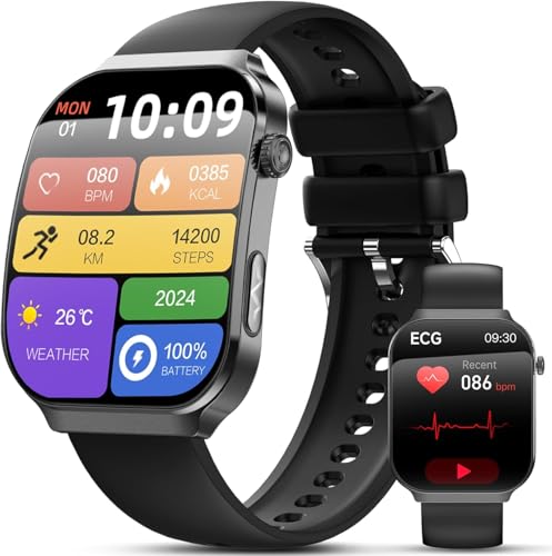 Lgnitek 2026 Nuovo Smartwatch Con ECG, 2.2” Curvo Orologio 𝐆li𝐜𝐞𝐦𝐢𝐚
