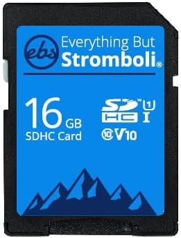 Everything But Stromboli 16GB SD Card Class 10 UHS-1 U1 V10 Speed C10 16G SDHC Memory Card for Canon Powershot SX Series Works with SX530 HS, SX70, SX740, SX620, SX540, SX420 IS, SX730, SX60 HS Camera
