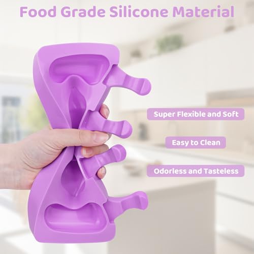 Ouddy Life Popsicle Molds Set of 2, Ice Pop Molds Silicone Cake Pop Mold by Ouddy Life - Image 5