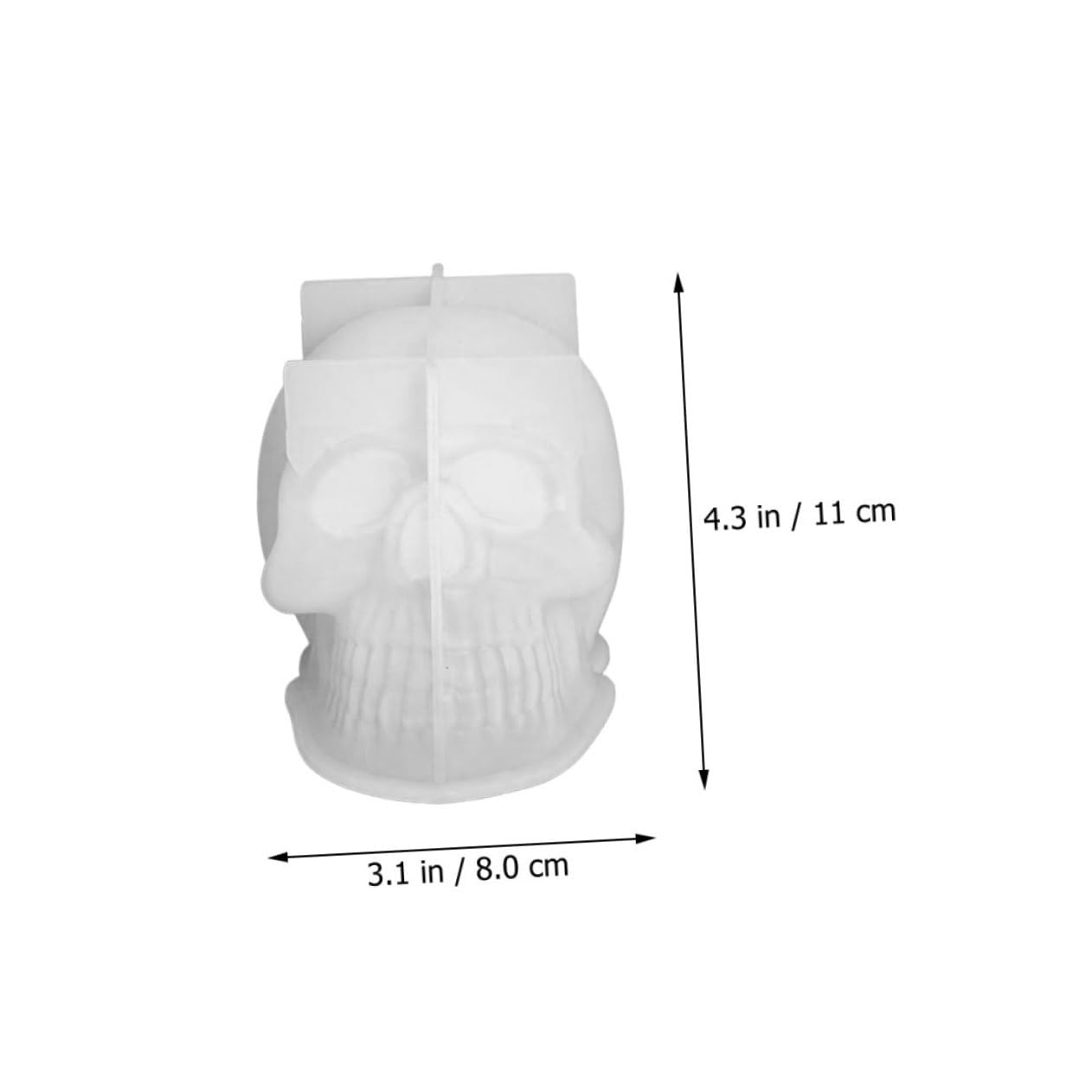 Didiseaon 5pezzi Stampo Per Candele Halloween Silicone Stampo Creativo Per Candele Profumate Fai Te Realizza Artigianato Unico e Originale Con Materiale Resistente e Durevole