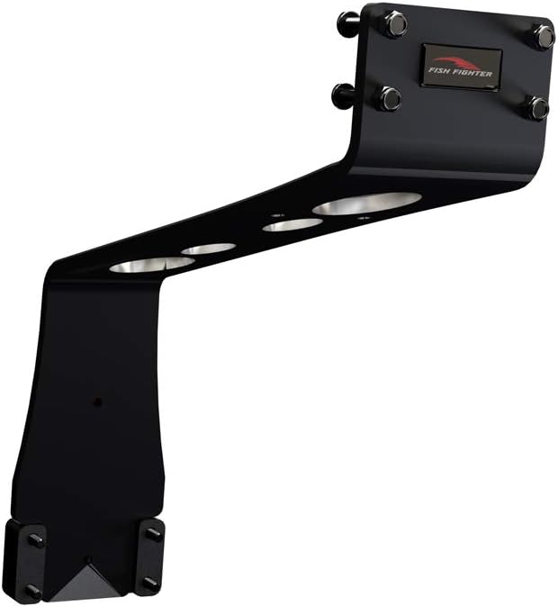 Fishing Rod Riser | Professional 14.5" x 16" High Clearance Fishing Rod Riser | Quick Release System for Boat | Marine Grade Aluminum
