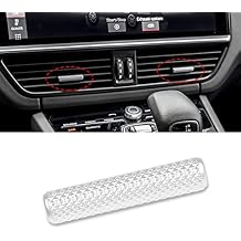 Jaronx Compatible with Cayenne Air Vent Clip Tab Chrome-Plated Trim, Upgraded AC Vent Air Conditioning Outlet Tab Clip Replacement Compatible with Cayenne 2019-2022