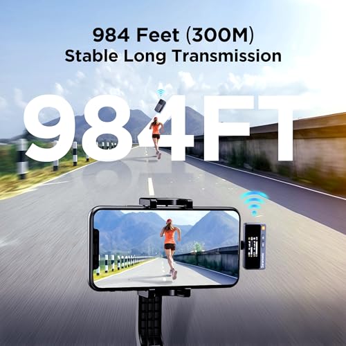 Image of Saramonic Air Wireless Lavalier Microphone for iPhone Android, Noise Reduction, 300M, Mini Wireless Mic for YouTube Tiktok Live Stream, Interview, Podcast, Vlog Video Recording