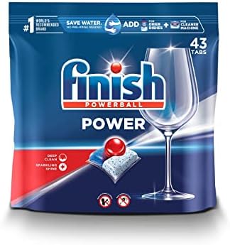 Finish Power - 43ct - Dishwasher Detergent - Powerball - Dishwashing Tablets - Dish Tabs