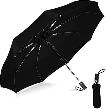3 Fold with Auto Open and Close BLACK UV Umbrella_R-RGK Black 01-15_6