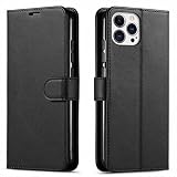 STARSHOP iPhone 11 Pro Max Cases, with [Tempered Glass Screen Protector Included] PU Leather Wallet